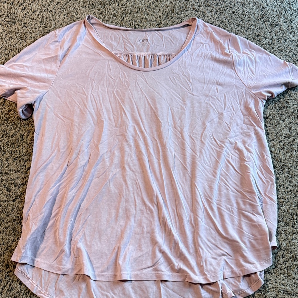 LOFT Light Pink Blouse